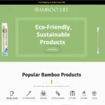Bamboo Life homepage screenshot